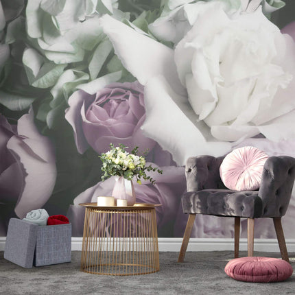 Tabouret gris avec espace de rangement