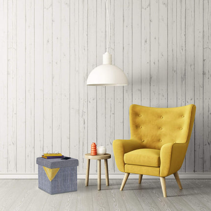 Tabouret gris avec espace de rangement
