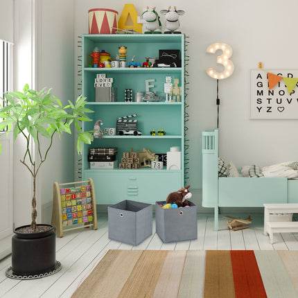 Gray storage box - 4 pcs