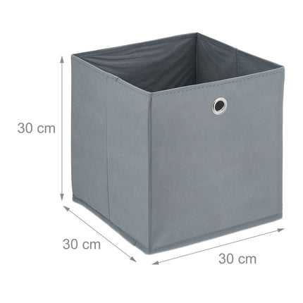 Gray storage box - 4 pcs