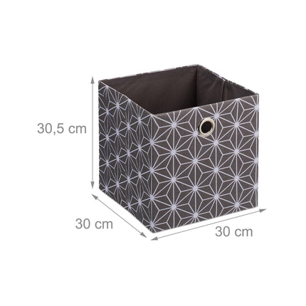 Gray storage box set of 2