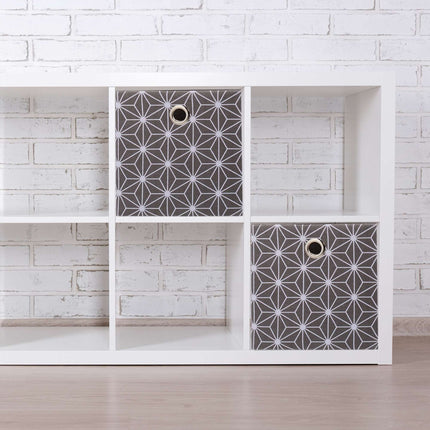 Gray storage box set of 2