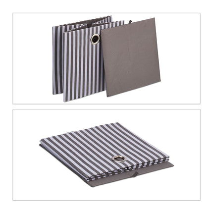 Gray storage box set of 2