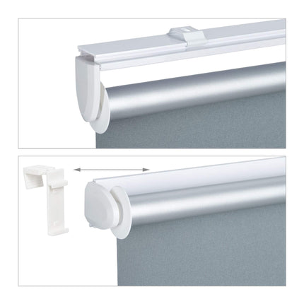 Graues Thermorollo 160 cm lang