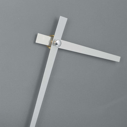 Graue Wanduhr