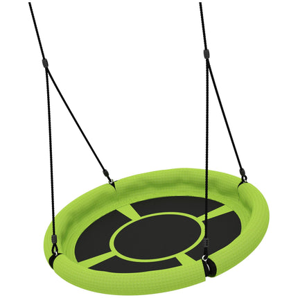 Grüne, verstellbare Outdoor-Nestschaukel, 98 cm, 150 kg Tragfähigkeit