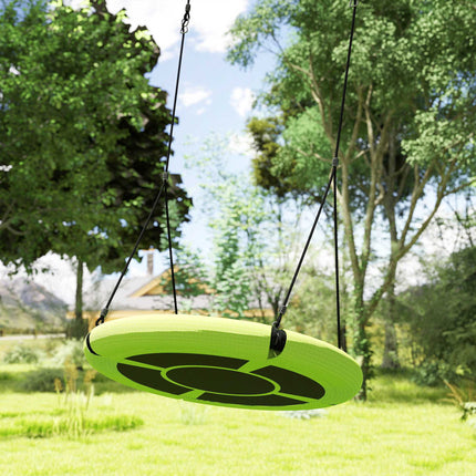 Grüne, verstellbare Outdoor-Nestschaukel, 98 cm, 150 kg Tragfähigkeit