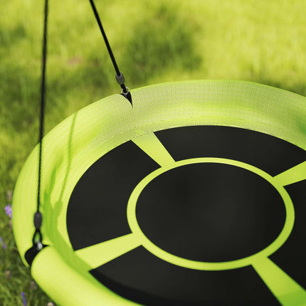 Grüne, verstellbare Outdoor-Nestschaukel, 98 cm, 150 kg Tragfähigkeit
