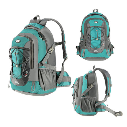 Grüner Rucksack, großes Fassungsvermögen, strapazierfähiges Material