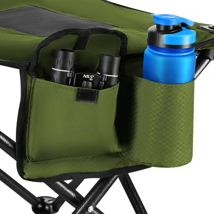 Green Camping Chair, Foldable, Lightweight Design
