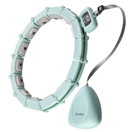 Grüner magnetischer, gewichteter Hula-Hoop-Reifen mit Zähler