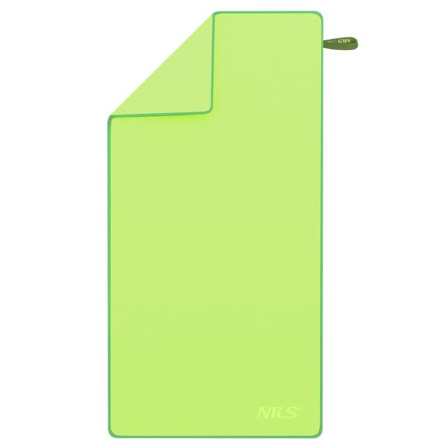 Green Microfibre Towel, 180x100 cm