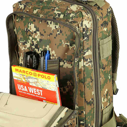 Green Moro Defender Backpack, Durable and Spacious