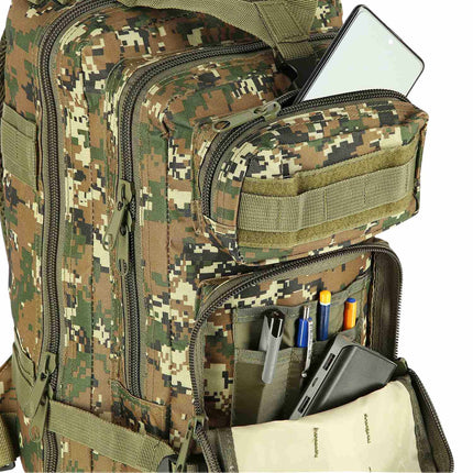 Green Moro Defender Backpack, Durable and Spacious