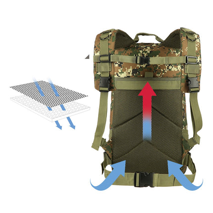 Green Moro Defender Backpack, Durable and Spacious