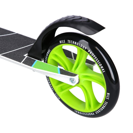 Green Scooter, Foldable, Lightweight, Adjustable Height