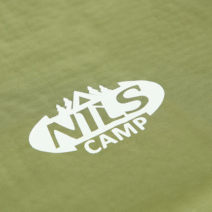 Green Self-Inflating Camping Pillow, Compact & Portable