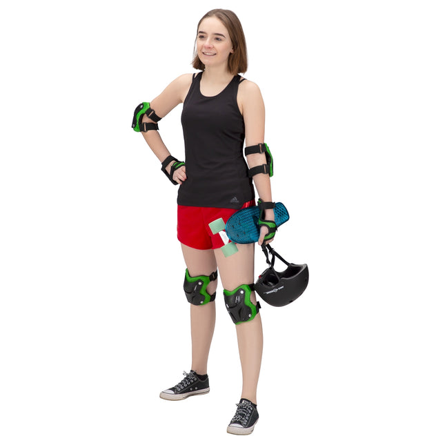 Green Size S Protective Gear Set