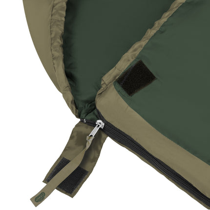 Grüner Schlafsack, leicht, kompakt, Camping