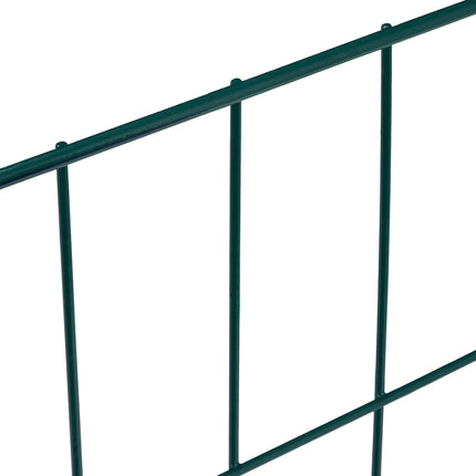 Green Steel Compost Bins Set of 2, High Capacity