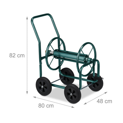 Grüner Stahl-Schlauchwagen