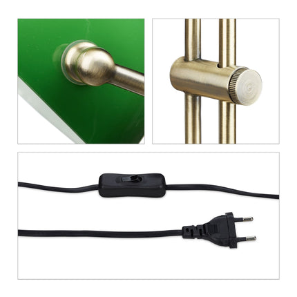 Grüne Bankerlampe