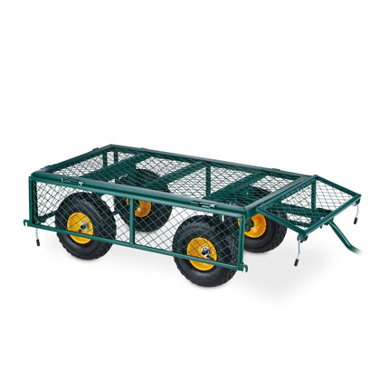 Grüner Bollerwagen