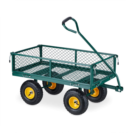 Grüner Bollerwagen