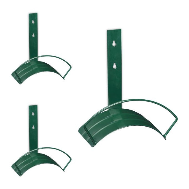 Grüner Schlauchhalter - 3er Set
