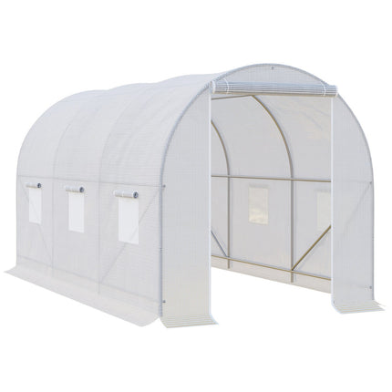 Folien-Gewächshaus für den Garten - 350x200x200cm Pflanzen-Schutzhaus