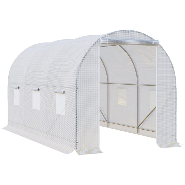 Folien-Gewächshaus für den Garten - 350x200x200cm Pflanzen-Schutzhaus