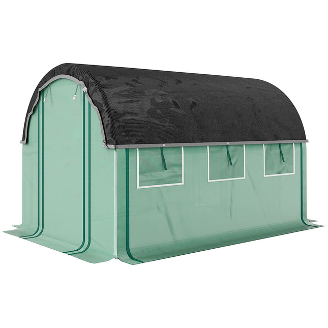 Gewächshaus 3x2x2m mit aufrollbaren Seiten und UV-Schutz