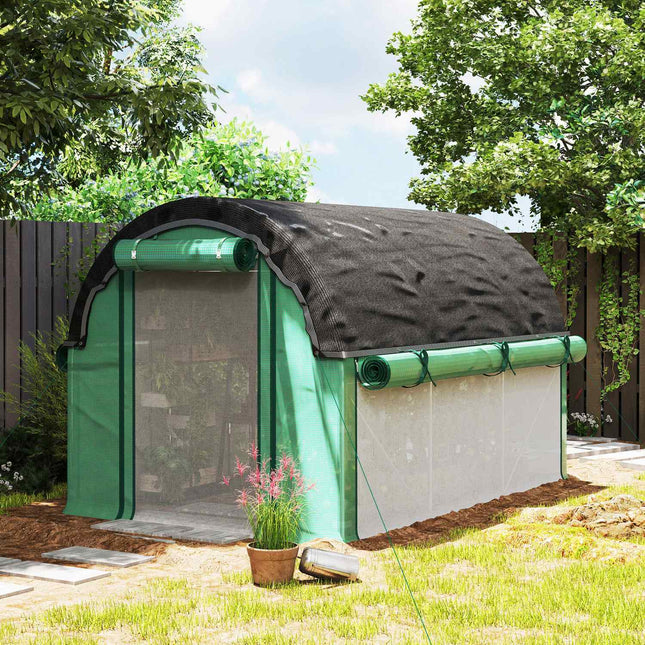 Gewächshaus 3x2x2m mit aufrollbaren Seiten und UV-Schutz