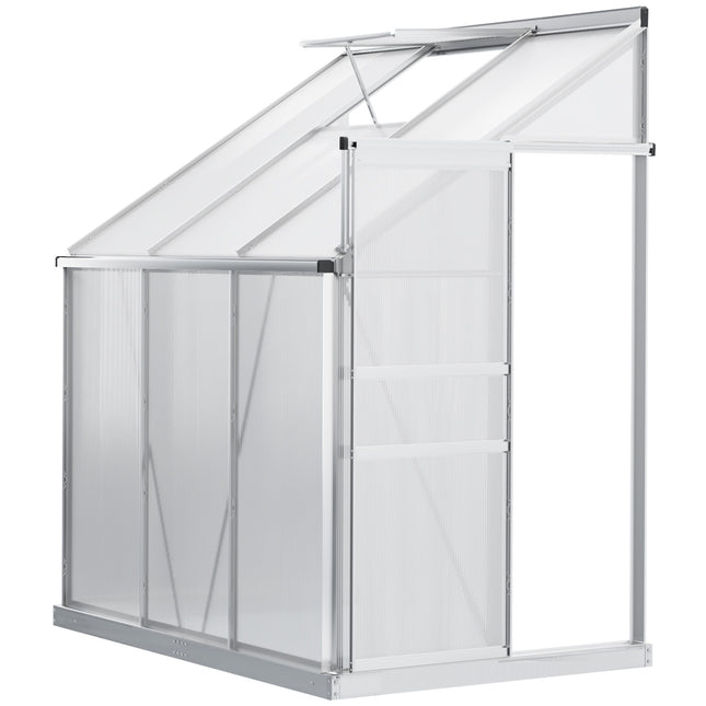 Aluminum greenhouse, 192x127x214 cm, with window door