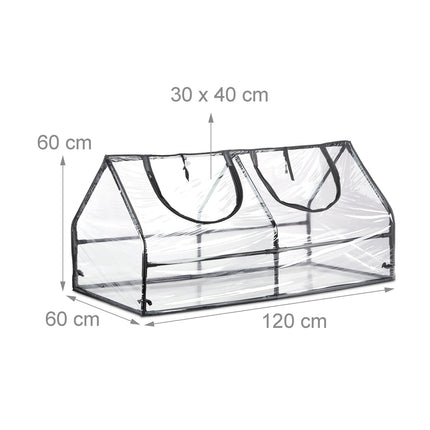 Greenhouse PVC with 2 windows
