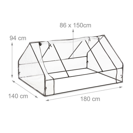 Greenhouse PVC with large door