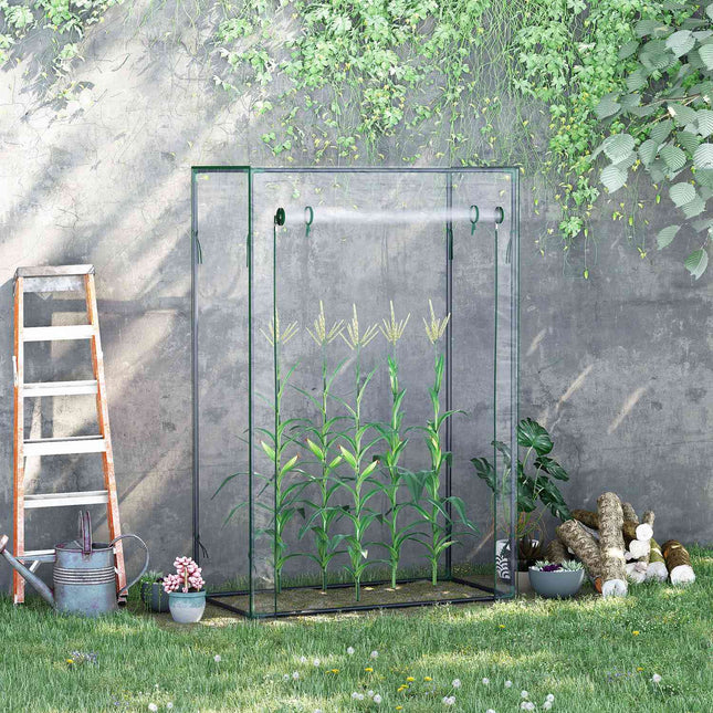 Tomatenhaus Gewächshaus, Rolltor, 100x50x150 cm