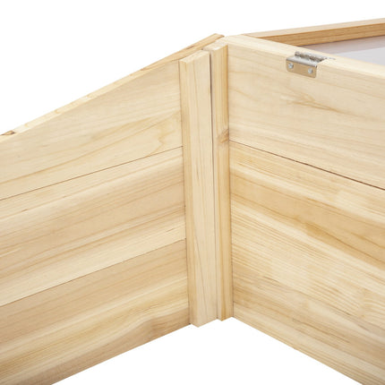 Gewächshaus Holz Frühbeetkasten - Fichtenholz, 100x50x35 cm