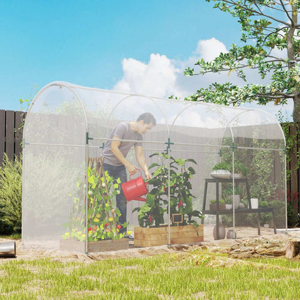Waterproof UV greenhouse film 7x8m - Tear-resistant plastic
