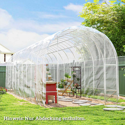 Waterproof UV-protected greenhouse film 8x10m, tear-resistant