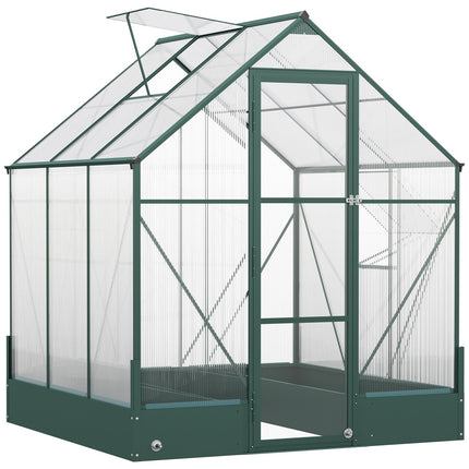 Aluminium-Gartengewächshaus - vielseitiges Frühbeet, Pflanzenhaus, Tomatenhaus