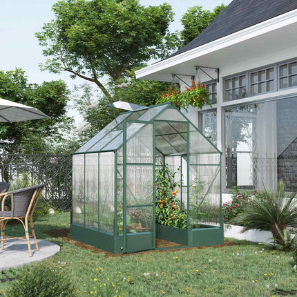 Aluminium-Gartengewächshaus - vielseitiges Frühbeet, Pflanzenhaus, Tomatenhaus