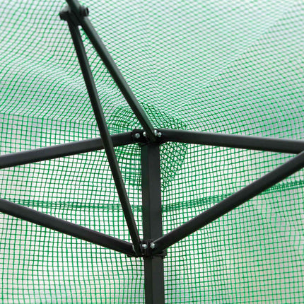 Greenhouse for plants, Roll-Up Door & Window, 238x178x240cm