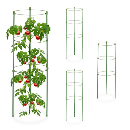 Tuteurs pour plantes vertes 60 cm, lot de 4