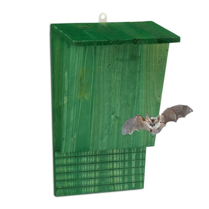 Dřevěná budka pro netopýry, zelená