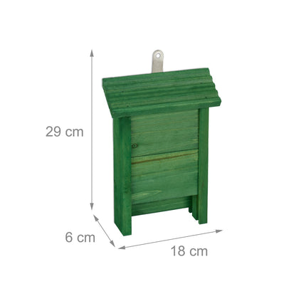 Nichoir à chauves-souris en bois vert