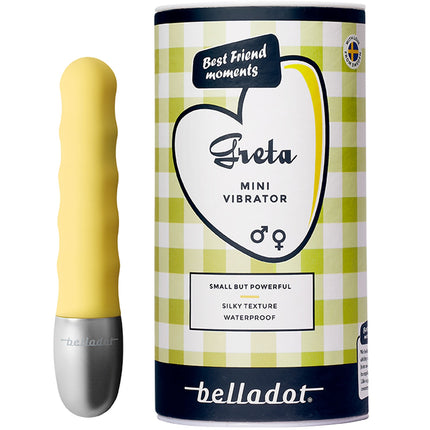 Mini vibromasseur Greta jaune