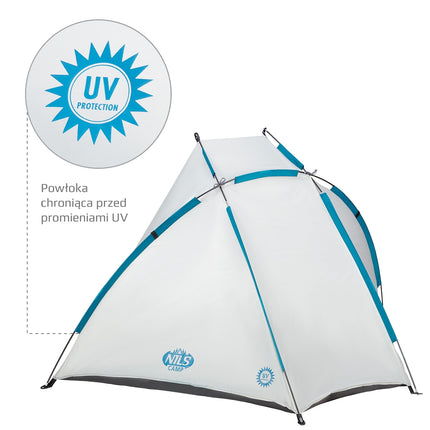 Grey Beach Tent, Portable Sun Shelter
