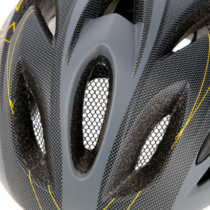 Grau-Schwarz Größe L (55-61cm) Fahrradhelm
