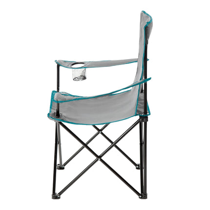 Grey Folding Camping Chair, Lightweight, Portable